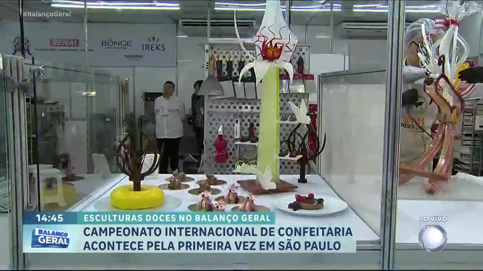 Campeonato internacional de confeitaria acontece pela primeira vez em São Paulo