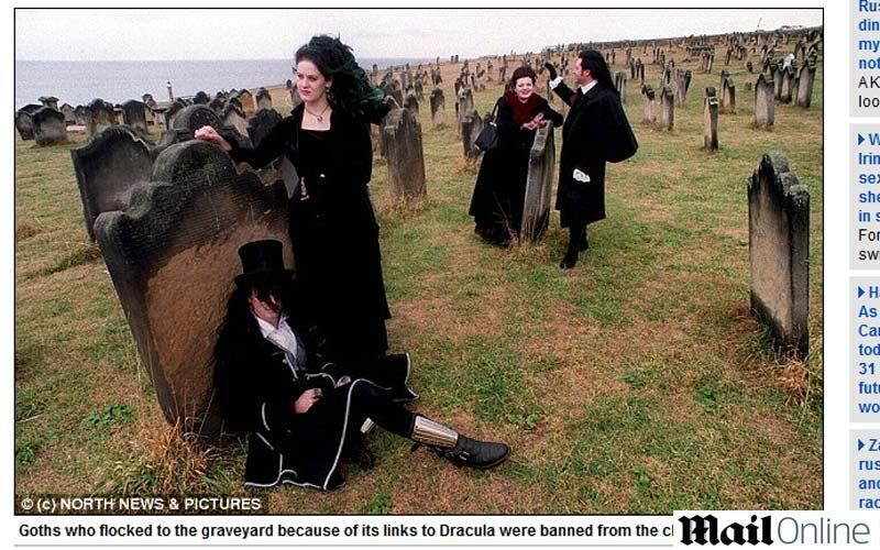 Segundo o Daily Mail, os góticos que visitavam o lugar, por sua relação com o Drácula, foram banidos em 2011