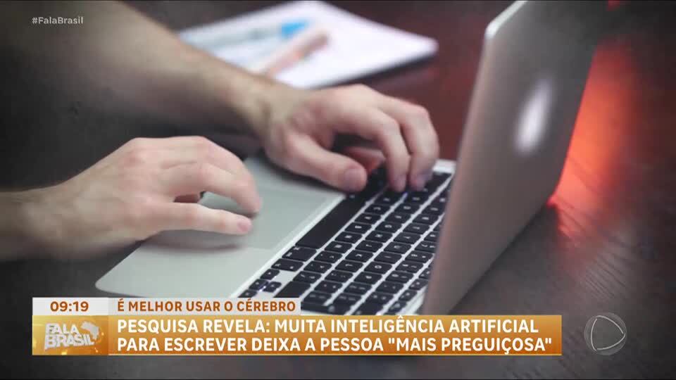 Escrever texto com ajuda de Inteligência Artificial faz mal ao cérebro, aponta estudo
