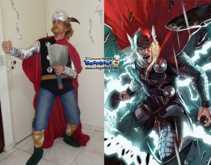 Thor, o Deus do Trovão, virou o deus do pale alumínio!