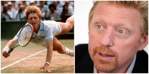 Boris Becker, hoje com 46, ganhou seis Grand Slam. O alemão também foi o mais novo vencedor de Wimbledon, quando tinha apenas 17 anos. Até que ele não mudou muito, né?
