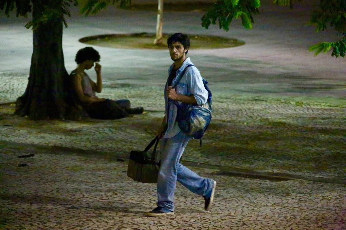 O ator Felipe Simas também participou da gravação