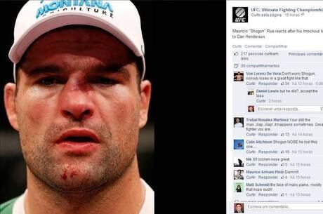 Shogun ficou com a lataria avariada após o combate