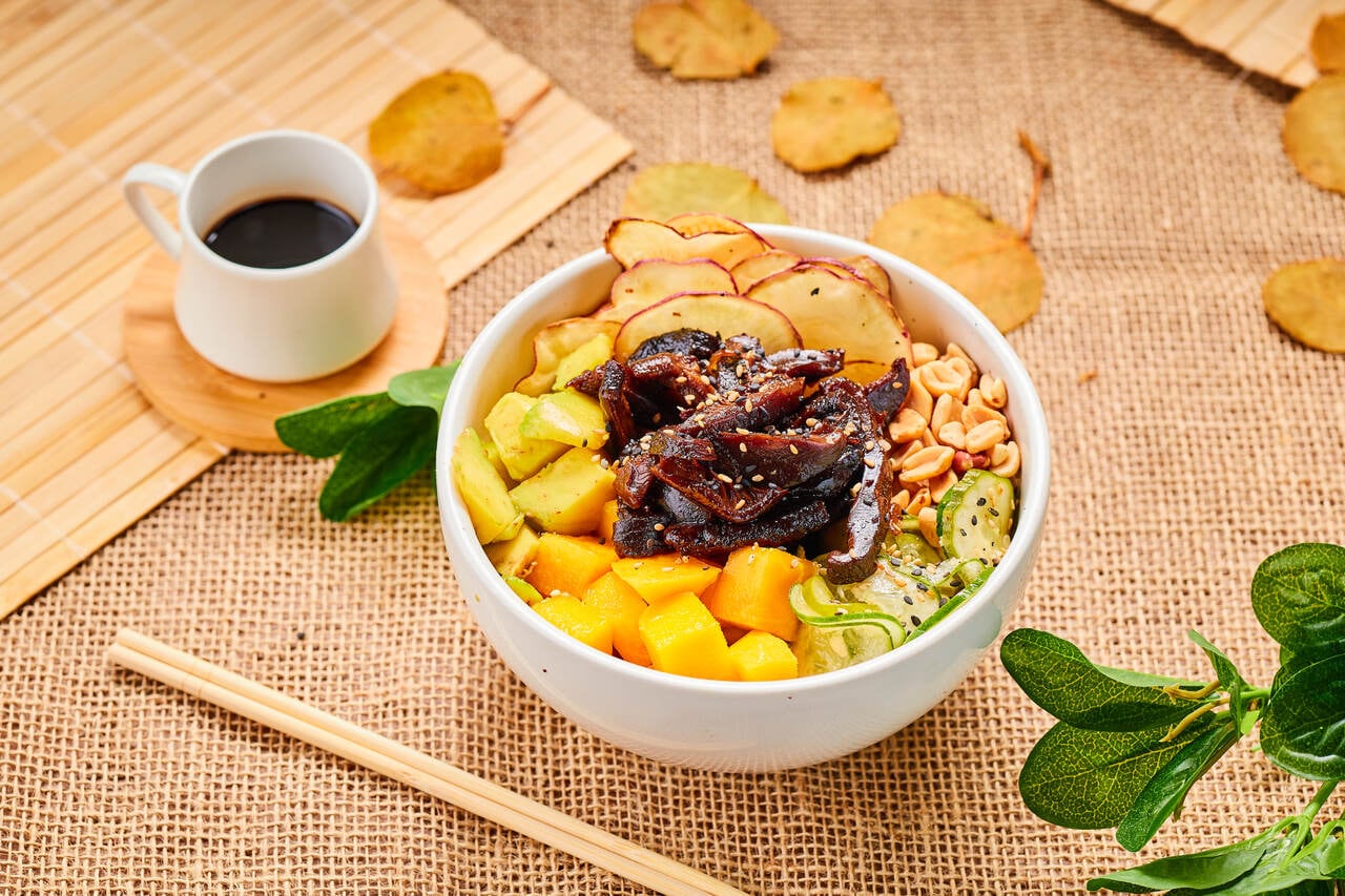 Poke vegetariano do Hapoke