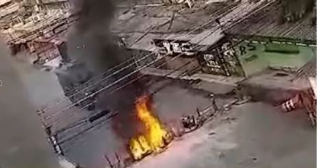 Criminosos colocaram fogo em barricadas na Maré