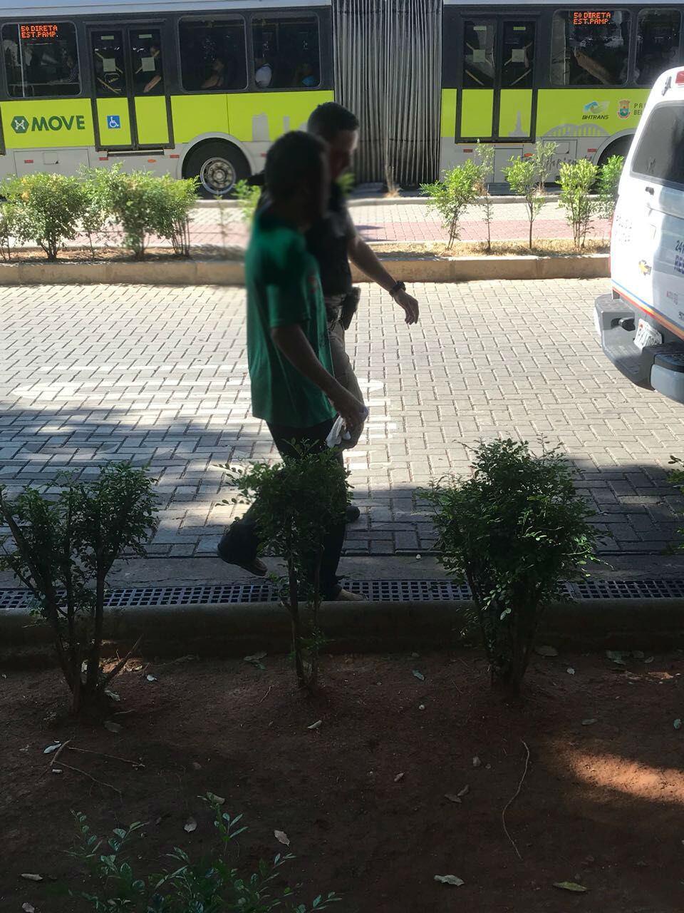 Homem foi abordado na região central de BH
