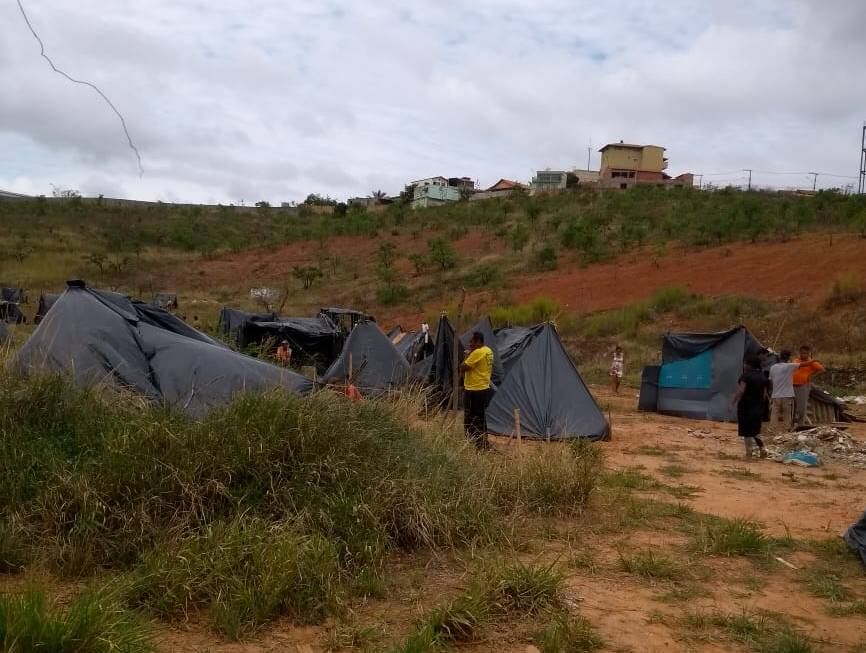 Ocupação fica no bairro Vale do Jatobá, no Barreiro