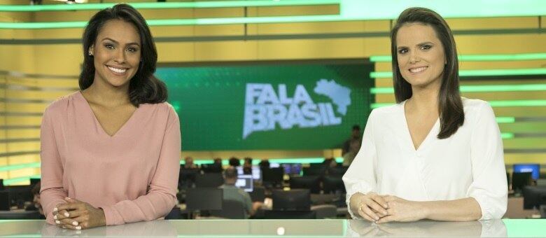 Salcy Lima e Roberta Piza comandam diariamente o Fala Brasil na Record TV