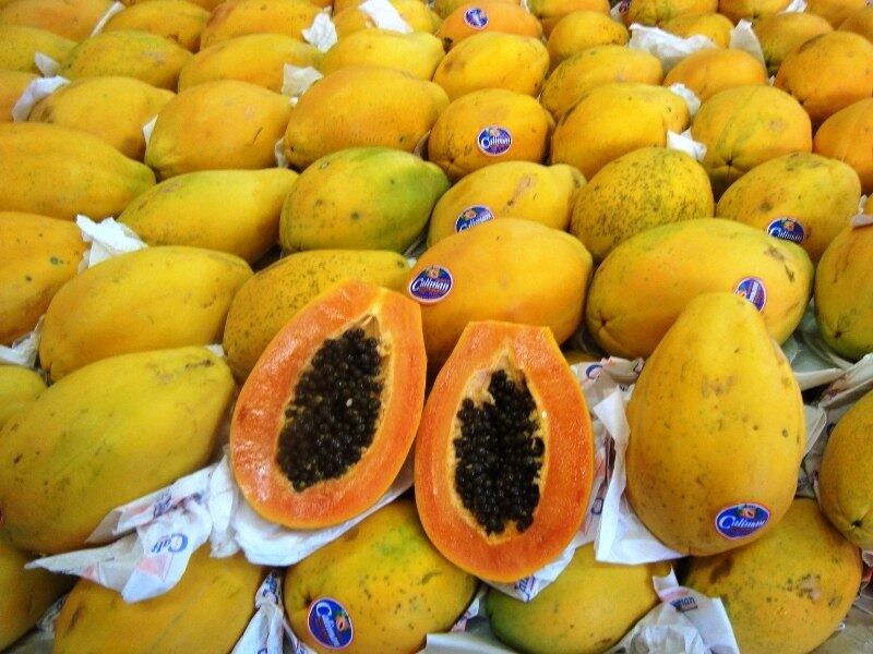 O mamão também subiu 23%
