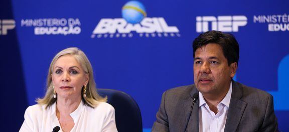 Maria Inês Fini e Mendonça Filho: em 2017, a abstenção média nos dois dias de Enem foi de 30,9%