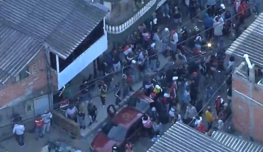 Baile funk no Jardim Paulistano, na zona norte de São Paulo