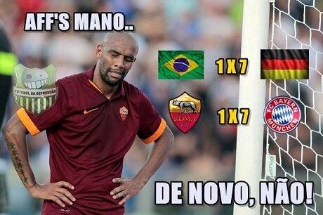 Maicon escapou por pouco