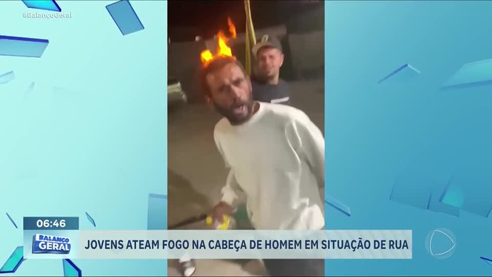 Jovens ateiam fogo na cabeça de morador de rua em Piraquara (PR)