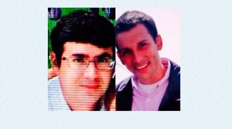 Luis Daniel Gómez e Gustavo Giménez foram baleados no sábado (6) quando andavam de biciclea