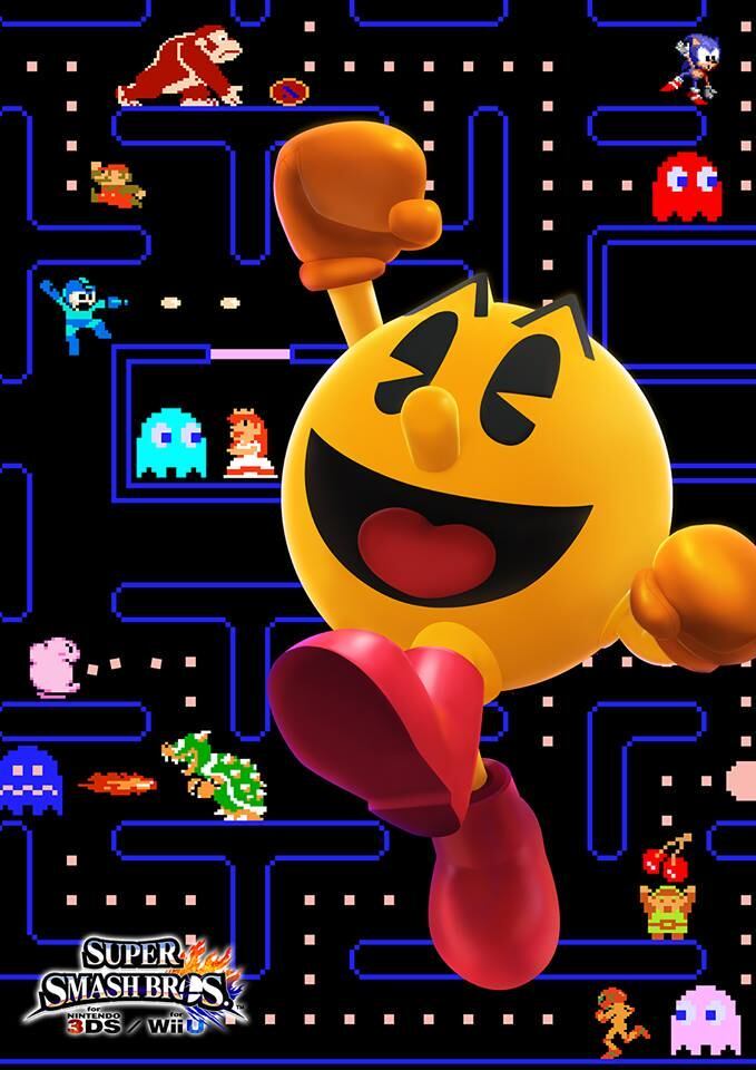 Recentemente, o personagem virou um dos convidados especiais do game de luta Super Smash Bros. para Wii U e 3DS da Nintendo. Como acontece com todos os lutadores do game, está previsto o lançamento de um amiibo - boneco com NFC - de Pac-Man
