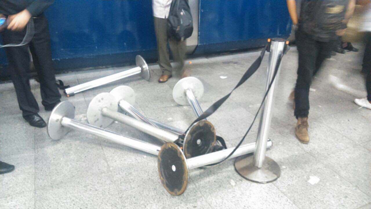 Usuários derrubaram equipamentos do Metrô de São Paulo 