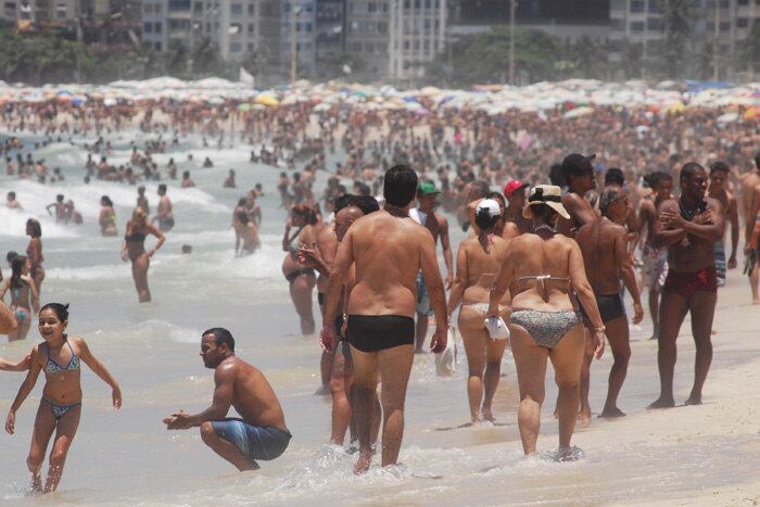 A temperatura máxima nesta sexta foi de 35°, segundo o Inmet (Instituto Nacional de Meteorologia)