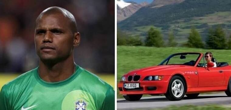 Titular da seleção brasileira, o goleiro Jefferson agora vai ostentar sua BMW Z3, que custa R$ 80 mil, após os jogos da Série B pelo Botafogo