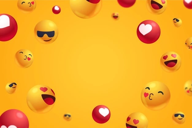 Emojis são utilizados por 92% das pessoas que acessam a internet