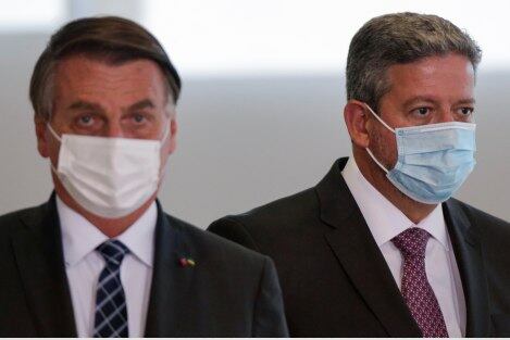 Presidente da Câmara, Arthur Lira, e presidente Jair Bolsonaro