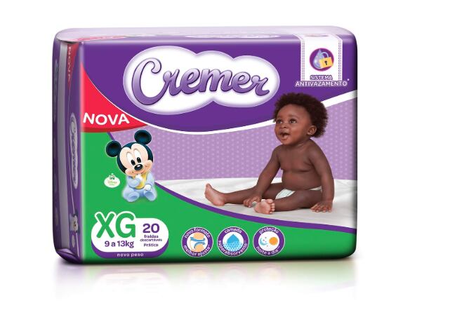 Fralda Disney Prática
O sistema antivazamento garante maior absorção. Além disso, as fitas grudam e desgrudam quantas vezes forem necessárias.

Comprar agora na Amazon
