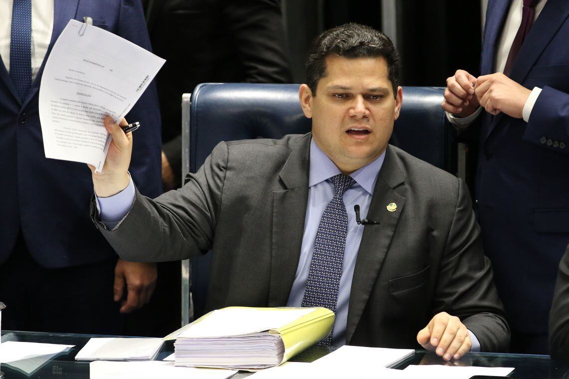 Alcolumbre é o presidente do Senado Federal