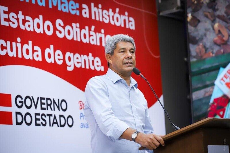 O governador da Bahia, Jerônimo Rodrigues (PT)