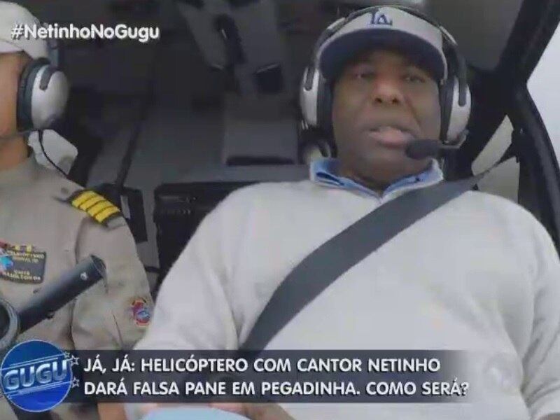 Porém, no ar o helicóptero apresentou um problema e eles tiveram que pousar. Claro que era tudo brincadeira e eles estavam seguros! 

+ Túnel dos mortos, confissões e assassinatos! Veja os temas mais impressionantes do programa do Gugu

+ Gugu está no Facebook! Curta

+ Siga o perfil da atração no Twitter