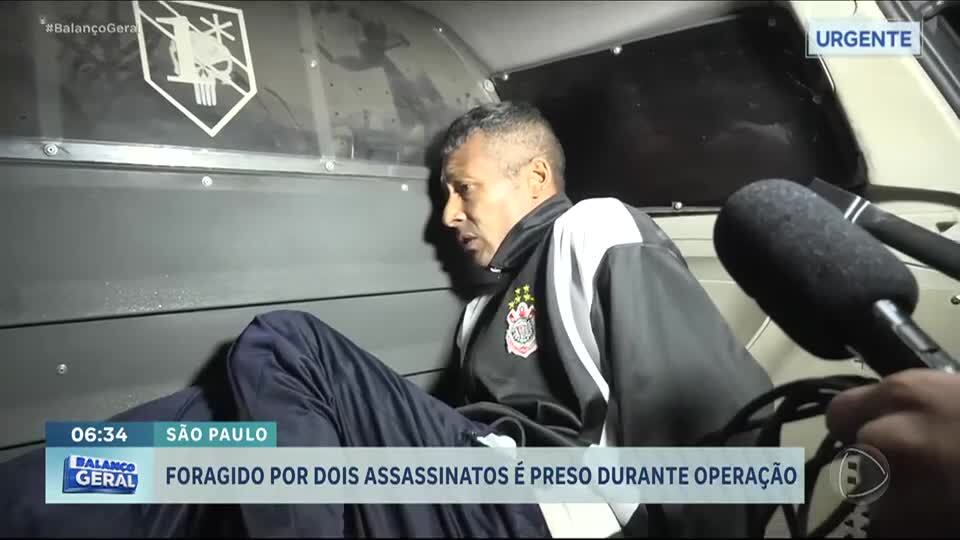Foragido da Justiça por assassinatos é preso em Osasco