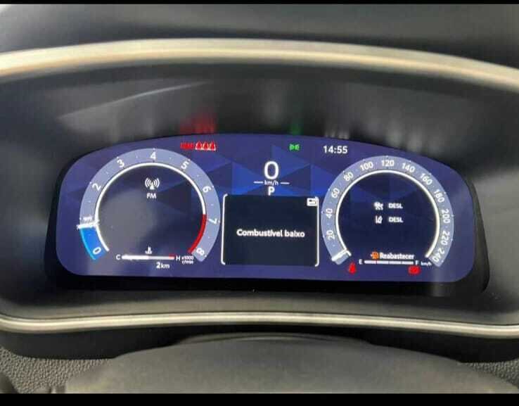 Painel digital no novo Corolla 2024