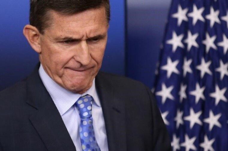 Michael Flynn, na Casa Branca em fevereiro último