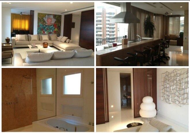 O
luxo do bairro Vila Nova Conceição aumenta ainda mais o valor do metro
quadrado. Um exemplo é este apartamento de R$ 27 milhões com área total de
1.133 m². O imóvel de luxo tem três suítes e 539 m² construída com hidromassagem e
até mesmo a cozinha tem uma vista incrível da cidade