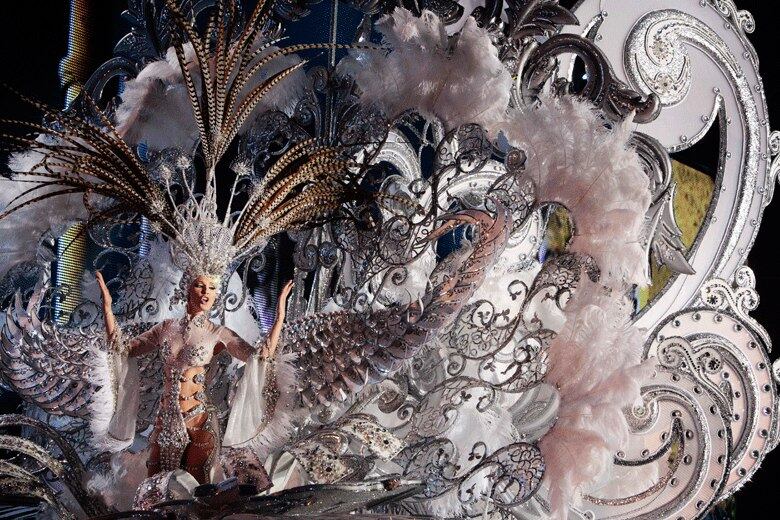 Rainha do carnaval 2013 de Santa Cruz, na Espanha