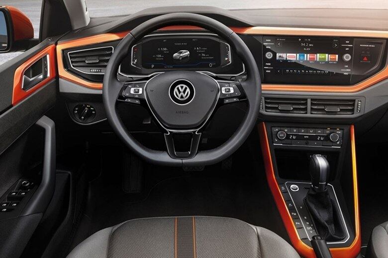 Como já visto nos modelos mais modernos, o Polo terá várias opções de molduras de estilo que combinam com a pintura do carro e terá bastante tecnologia embarcada. Saiba mais sobre a sexta geração do Volkswagen Polo
