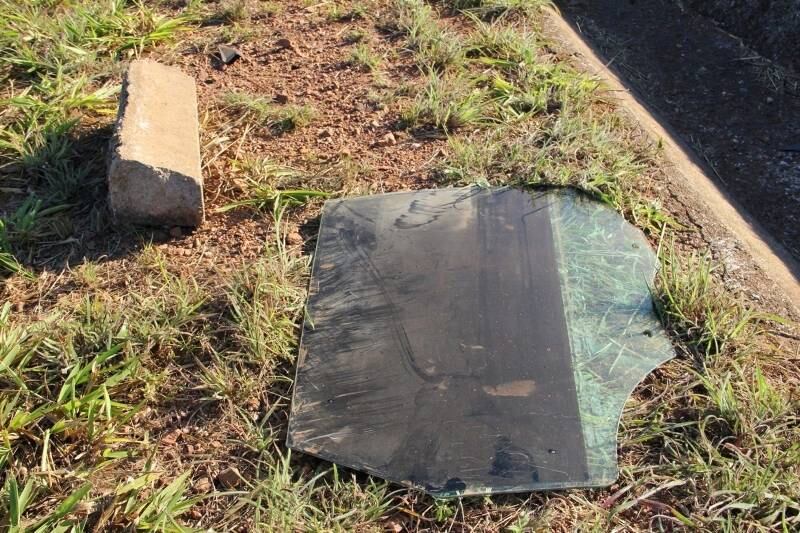 Algumas peças voaram para longe