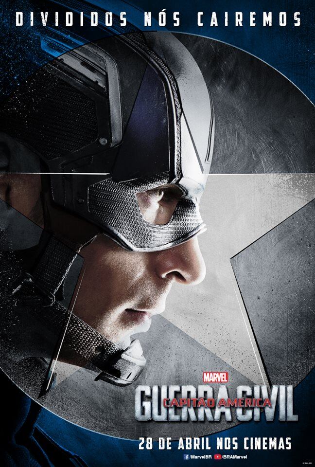 De um lado, temos o Capitão América, que quer proteger seu amigo Bucky, e é contra o projeto de registro das pessoas com poderes especiais