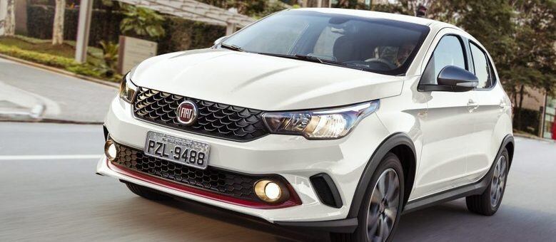 Fiat Argo que em junho foi o quinto carro mais vendido do país