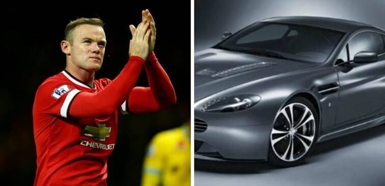 O atacante inglês Wayne Roonney do Manchester United tem um Aston Martin Vanquish S V12 de R$ 600 mil