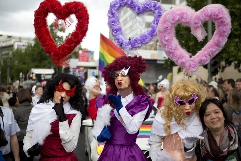 Todos os anos, a
Christopher Street Day tem vários participantes