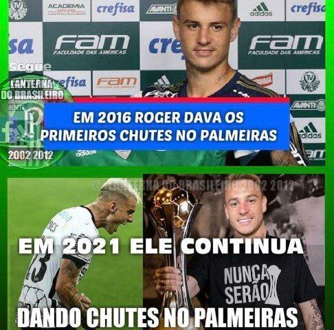 Róger Guedes e Quarteto Fantástico foram protagonistas das brincadeiras da última vitória do Corinthians sobre o Palmeiras.