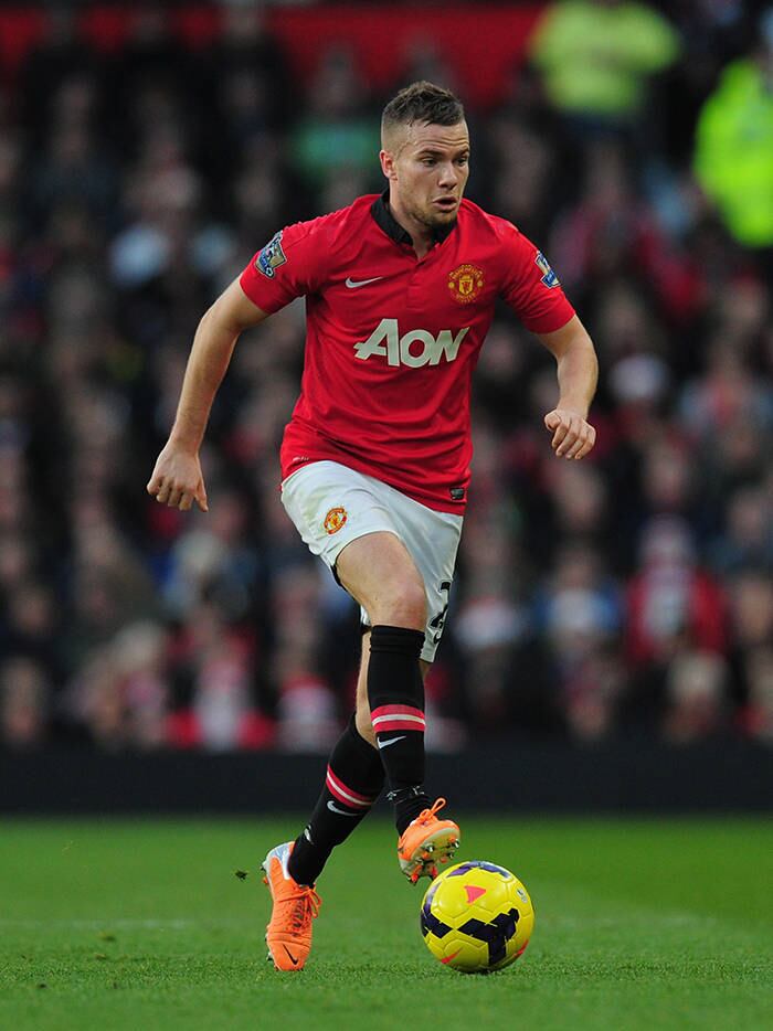 ...Tom Cleverley's é meio campo da seleção da Inglaterra e também do Manchester United