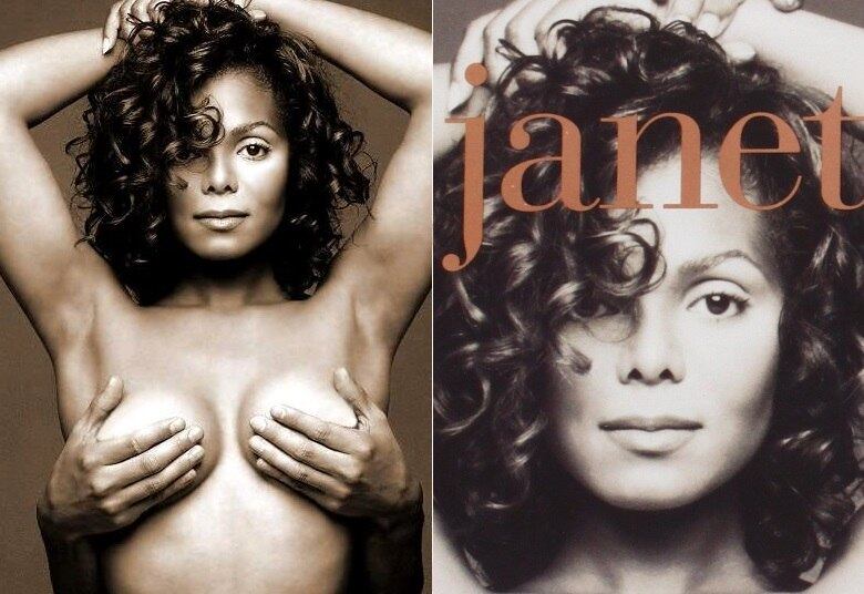Janet Jackson — Janet (1993)
A cantora surpreendeu ao lançar o álbum que leva seu nome com duas capas. No CD original, dá para ver que ela está sem blusa, mas nada é mostrado. Na capa especial, ela aparece com os seios de fora, cobertos por duas mãos