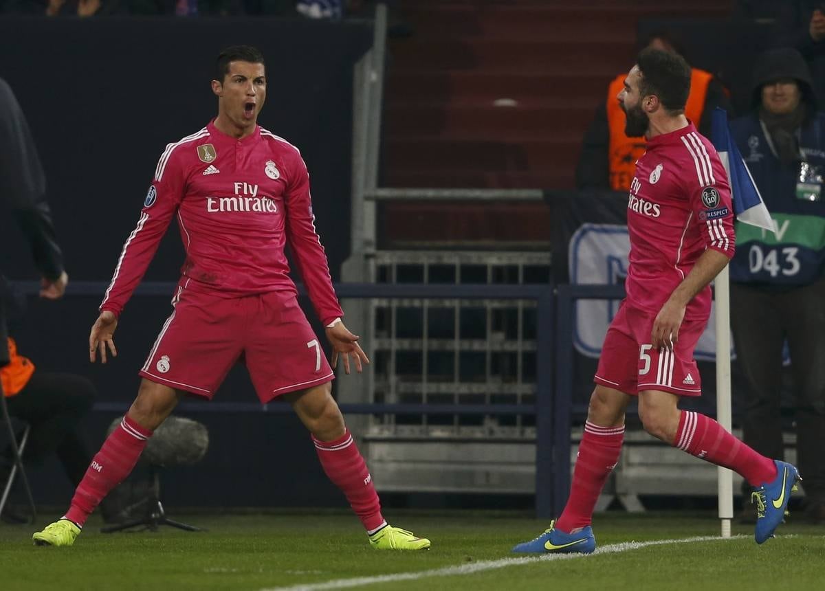Cristiano Ronaldo marcou o primeiro do Real contra o Schalke