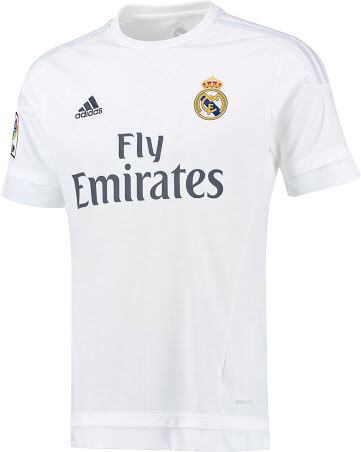 Porém, a primeira camisa do Real segue sendo a clássica branca