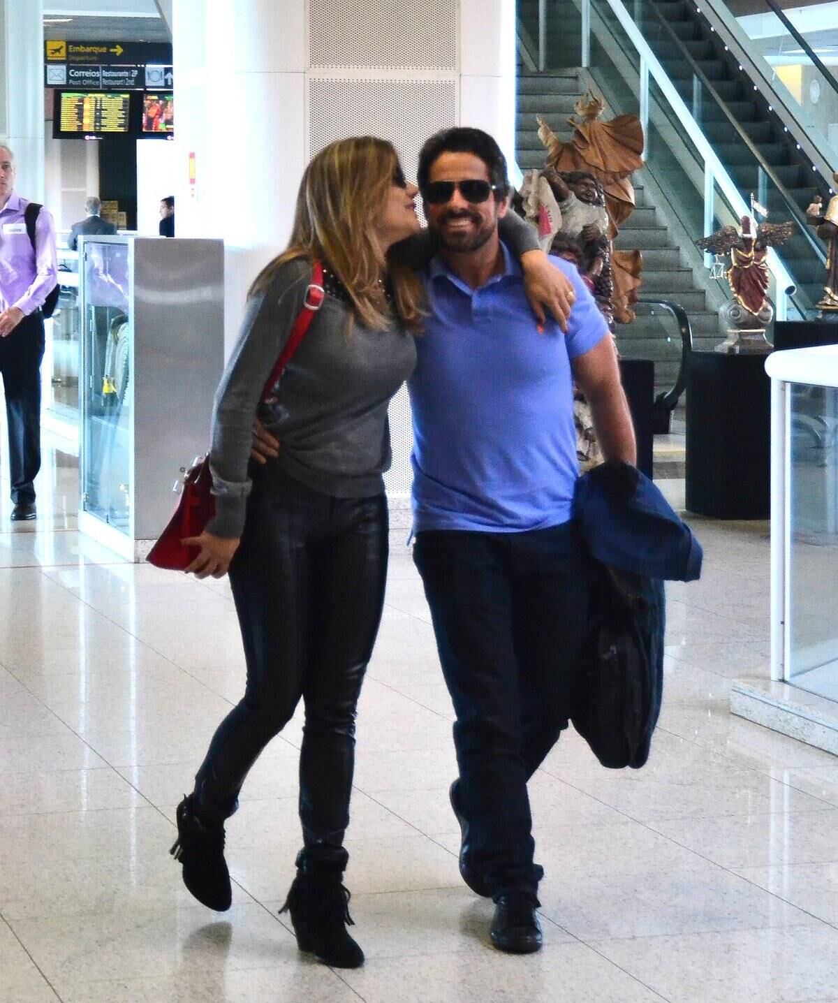 E o casal demonstrou que está em sintonia total 