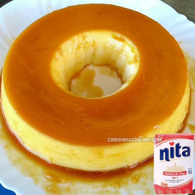 Pudim de Farinha de Trigo