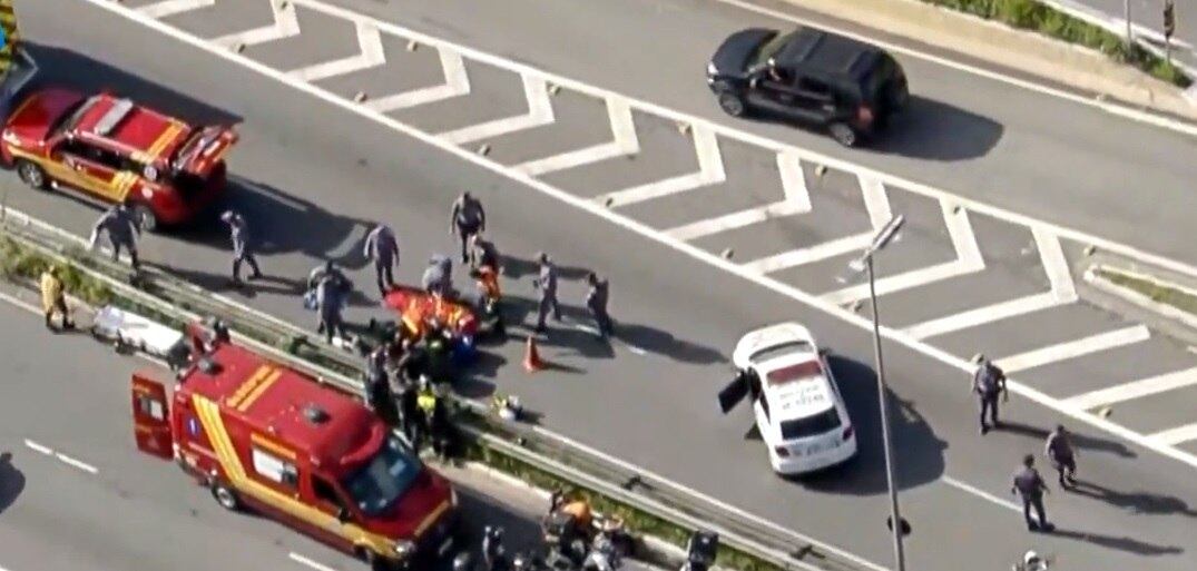 Motociclista sofre acidente grave na Radial Leste na zona leste de SP