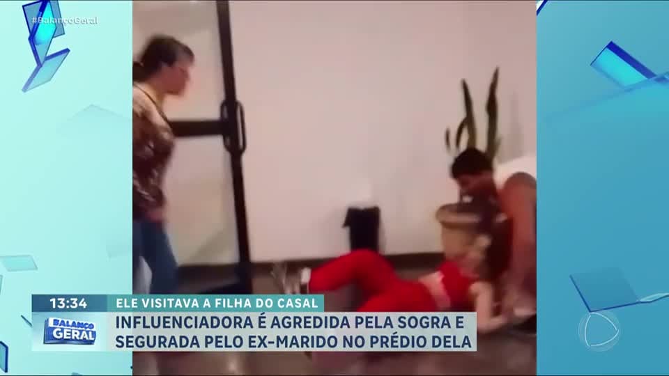 Influenciadora é agredida pela ex-sogra com apoio do ex-marido na zona oeste de SP