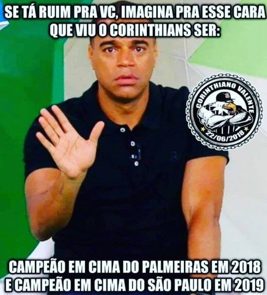 Os melhores memes do título do Corinthians sobre o São Paulo
