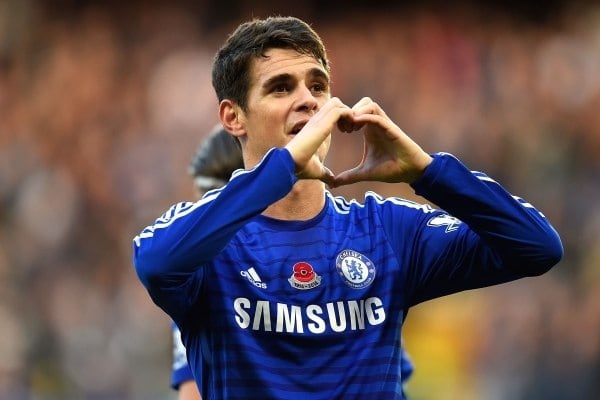 3º Oscar – 38 gols em 203 jogos (2012-2016)